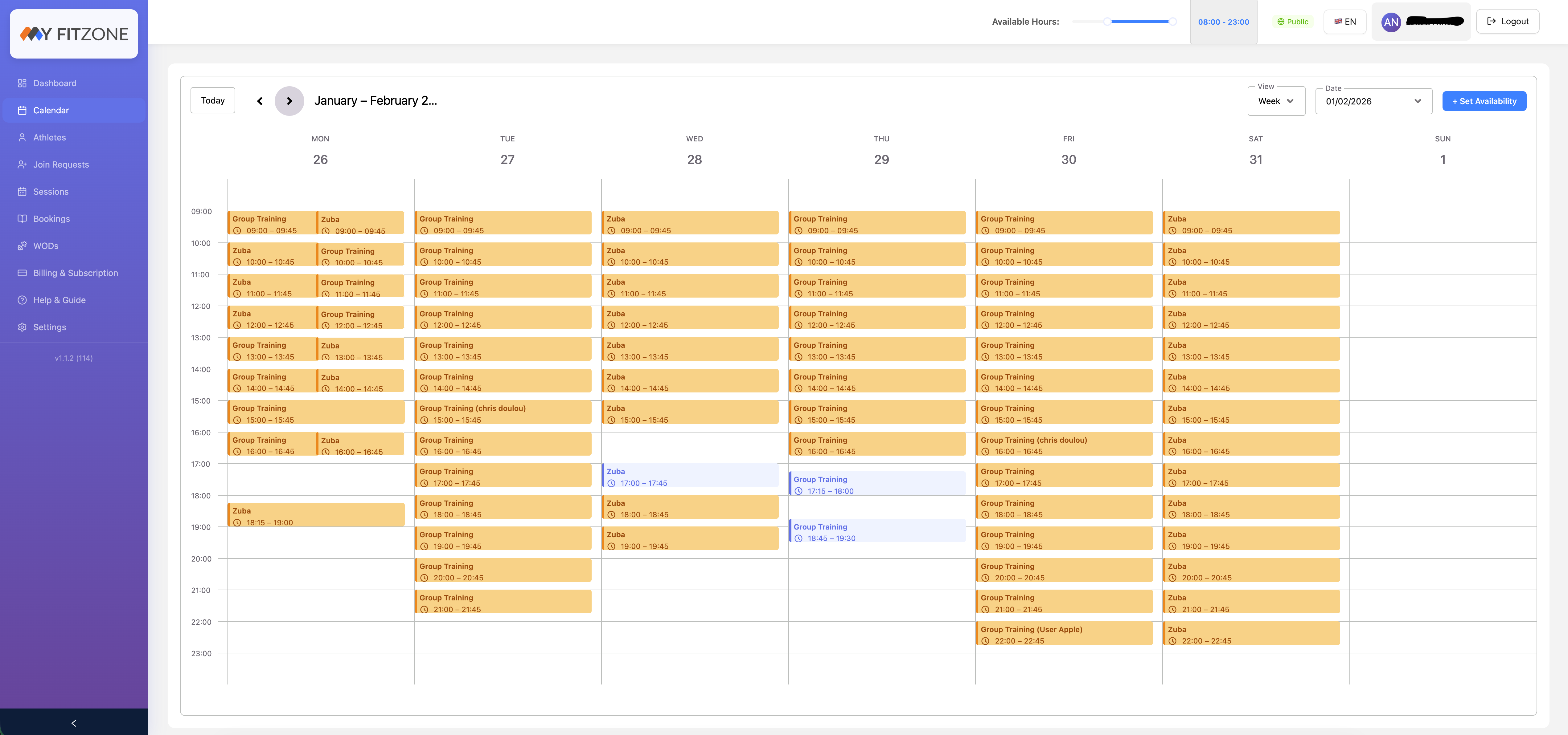 myFitZone - Screenshot 3 showing product features and functionality