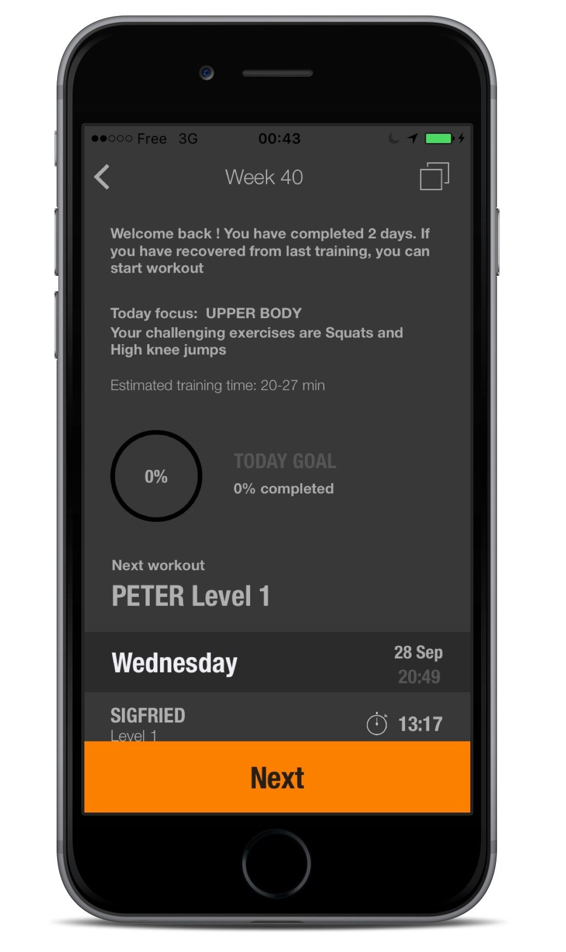 Freefitter - Bodyweight fitness & game app gallery image