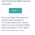 Southwest Check-In Reminder