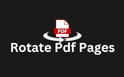 Rotate PDF Pages media 2