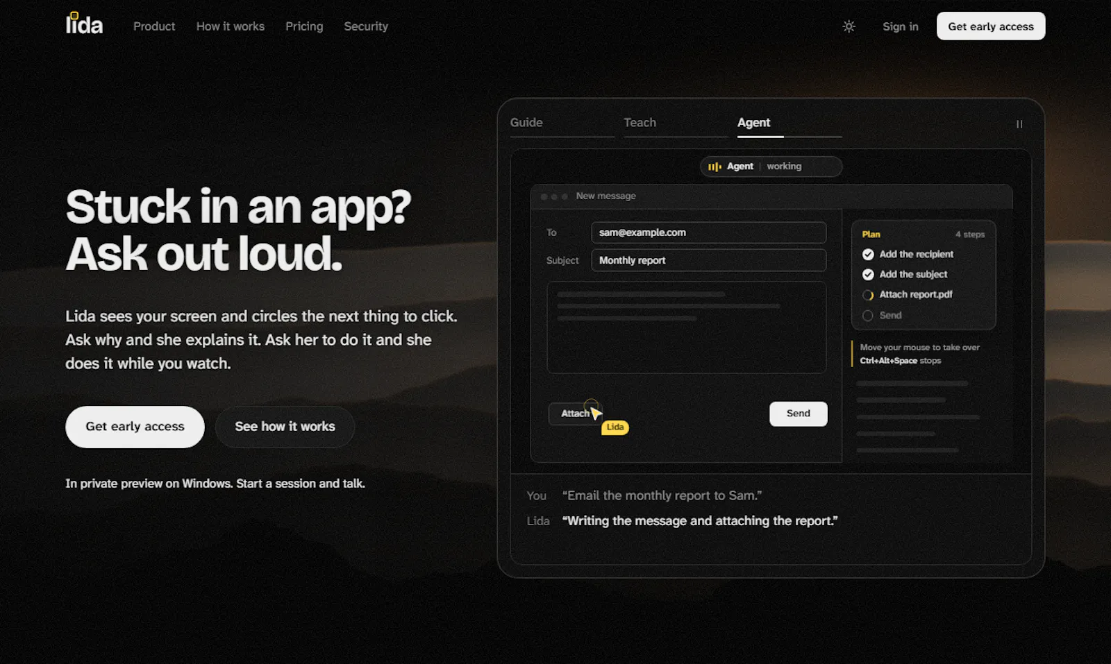 Lida screenshot 2