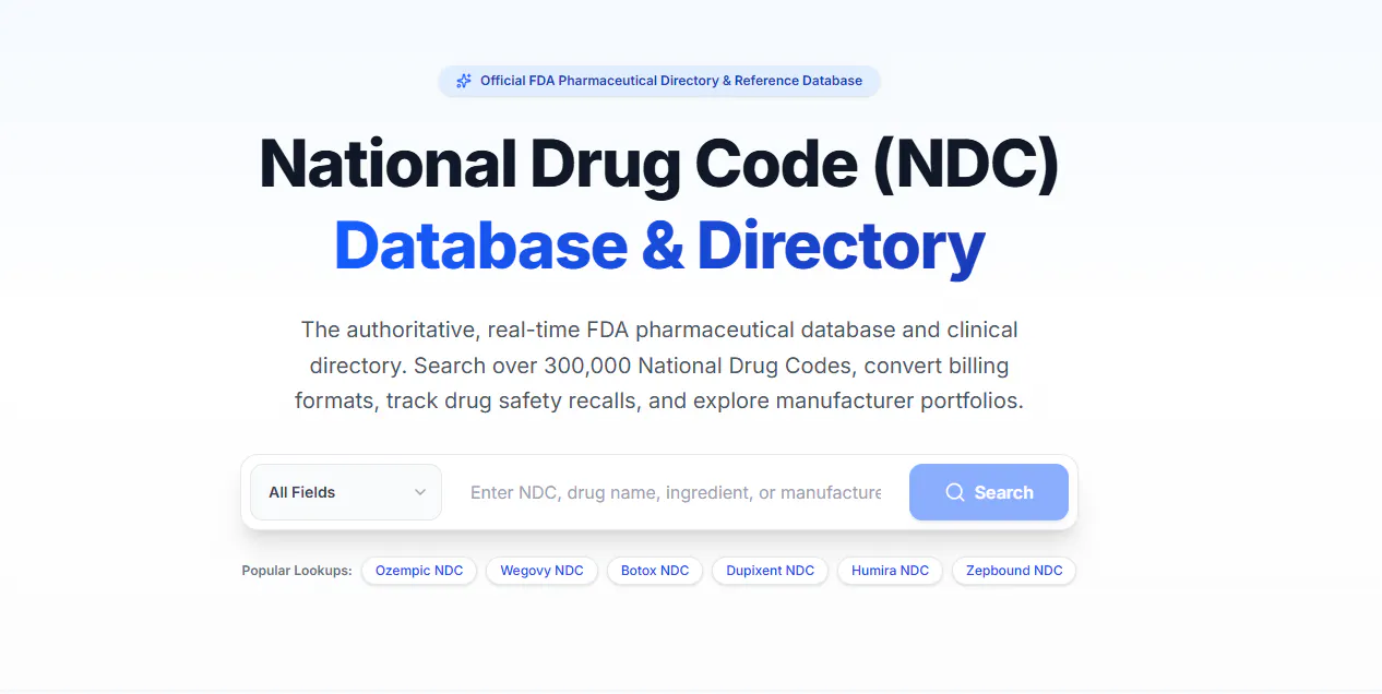 NDC Database gallery image