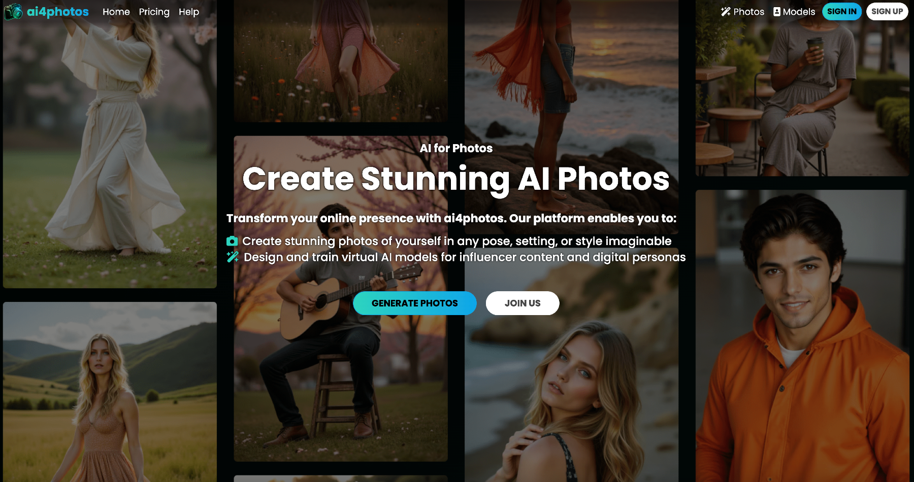 AI4PHOTOS - Создать сгенерированные AI-фотографии и цифровые аватары без особых усилий медиа 2