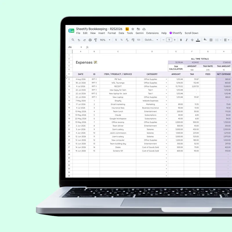 Receipts2sheets App screenshot 6