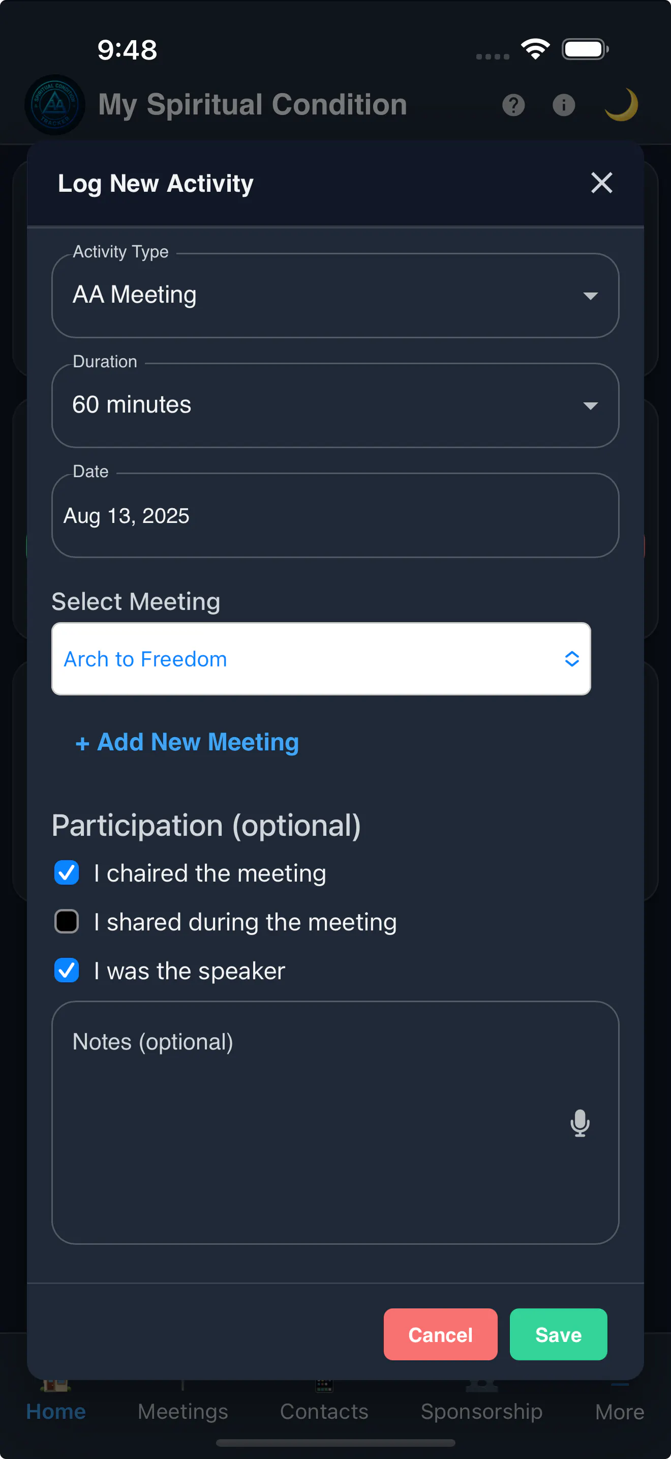 Spiritual Condition Tracker gallery image