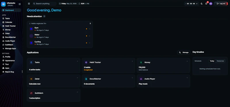 Lifestack screenshot 2