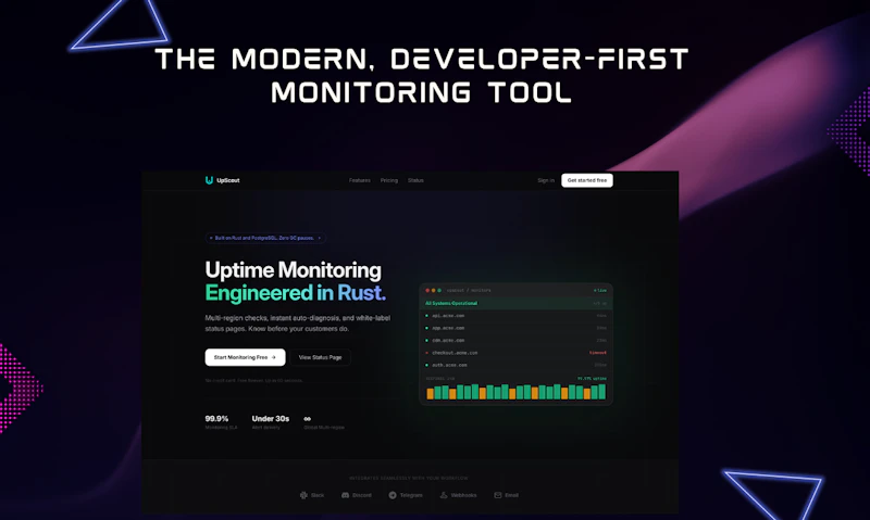 UpScout - Uptime Monitoring screenshot 2