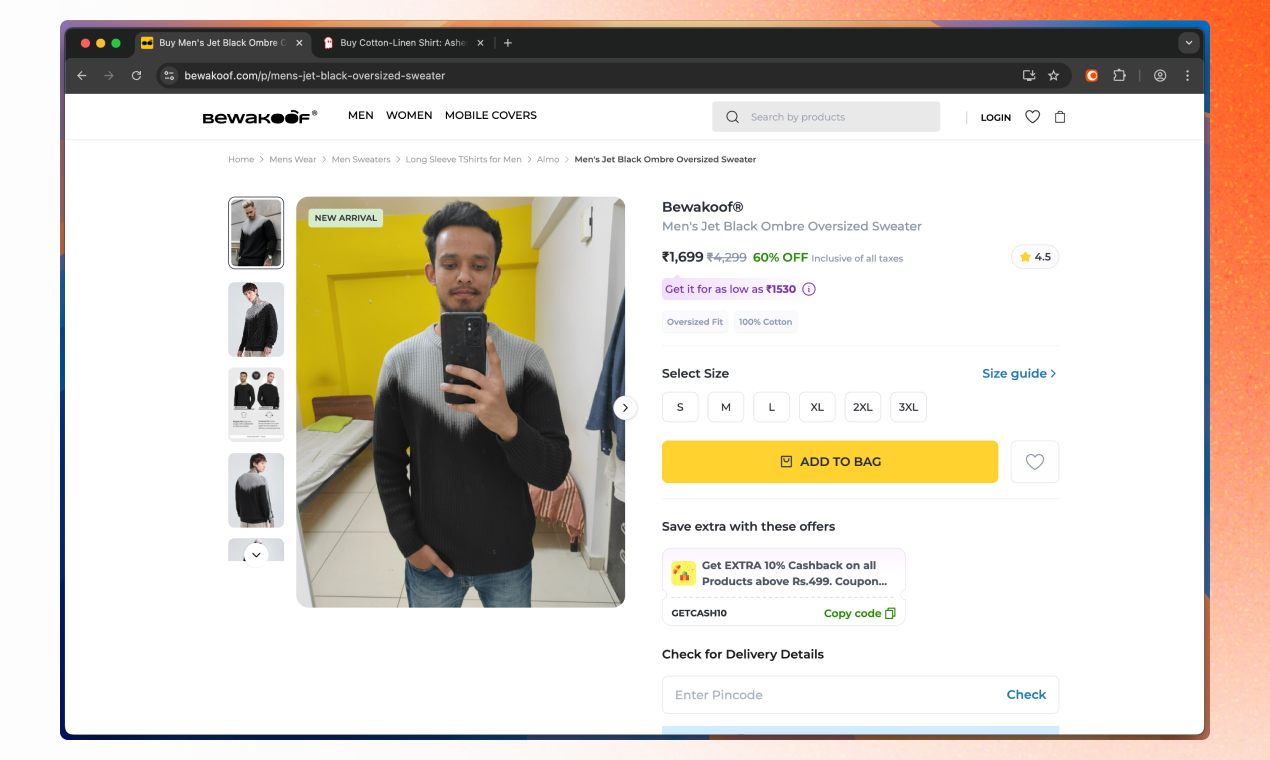 Virtual Try-On gallery image