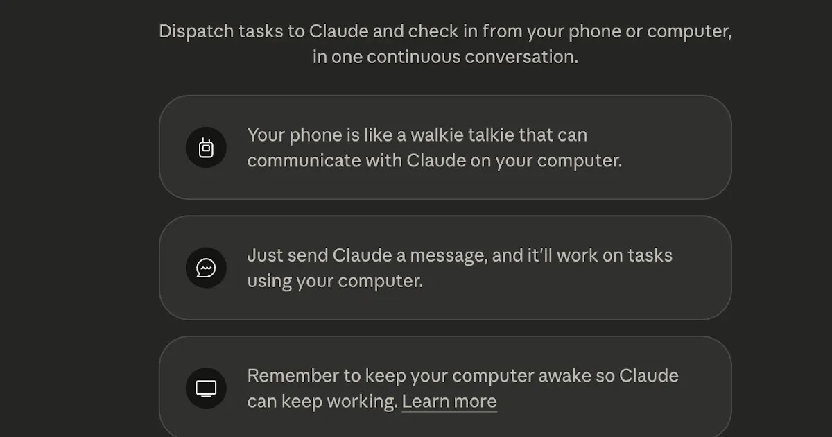Claude Dispatch