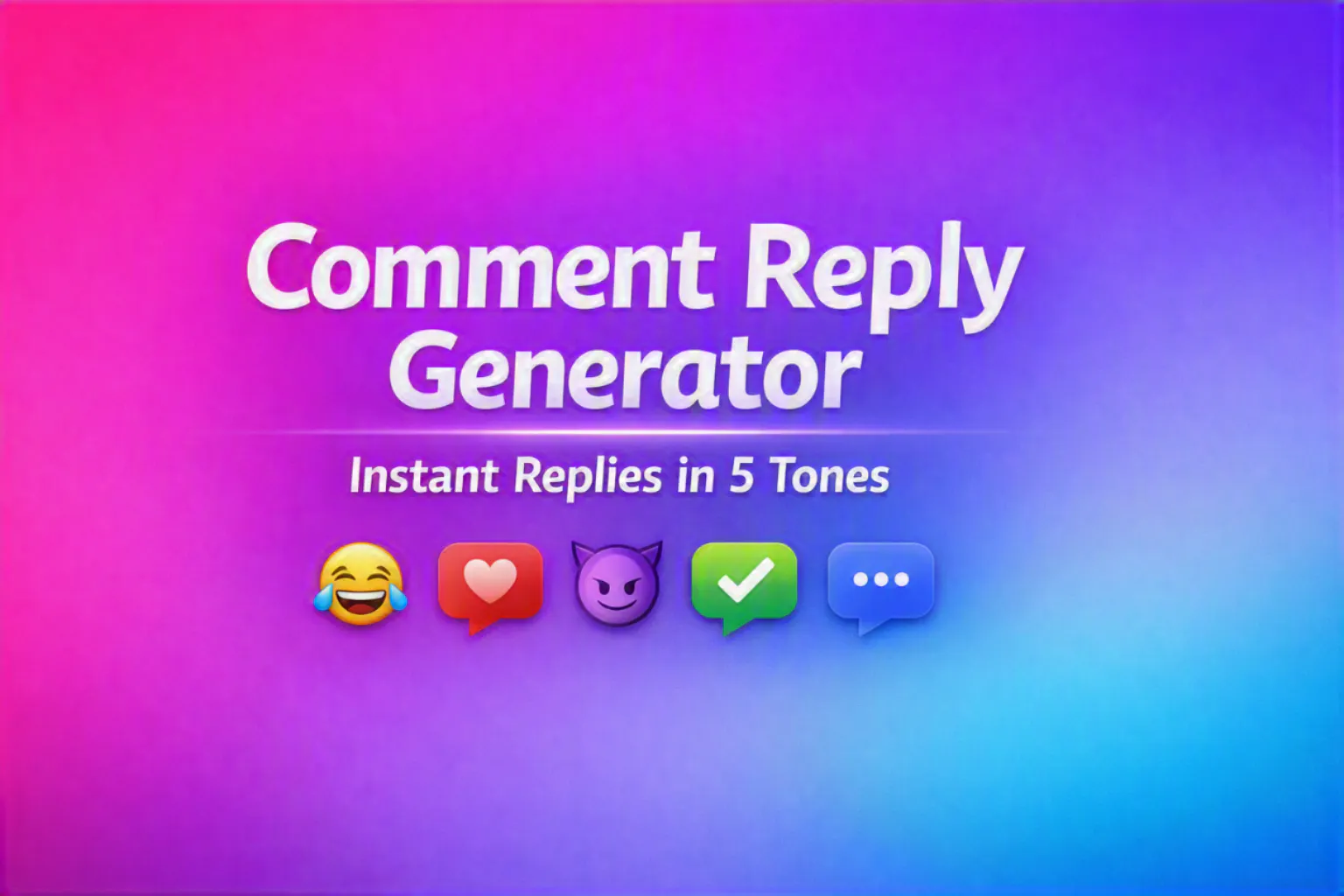 Comment Reply Generator gallery image