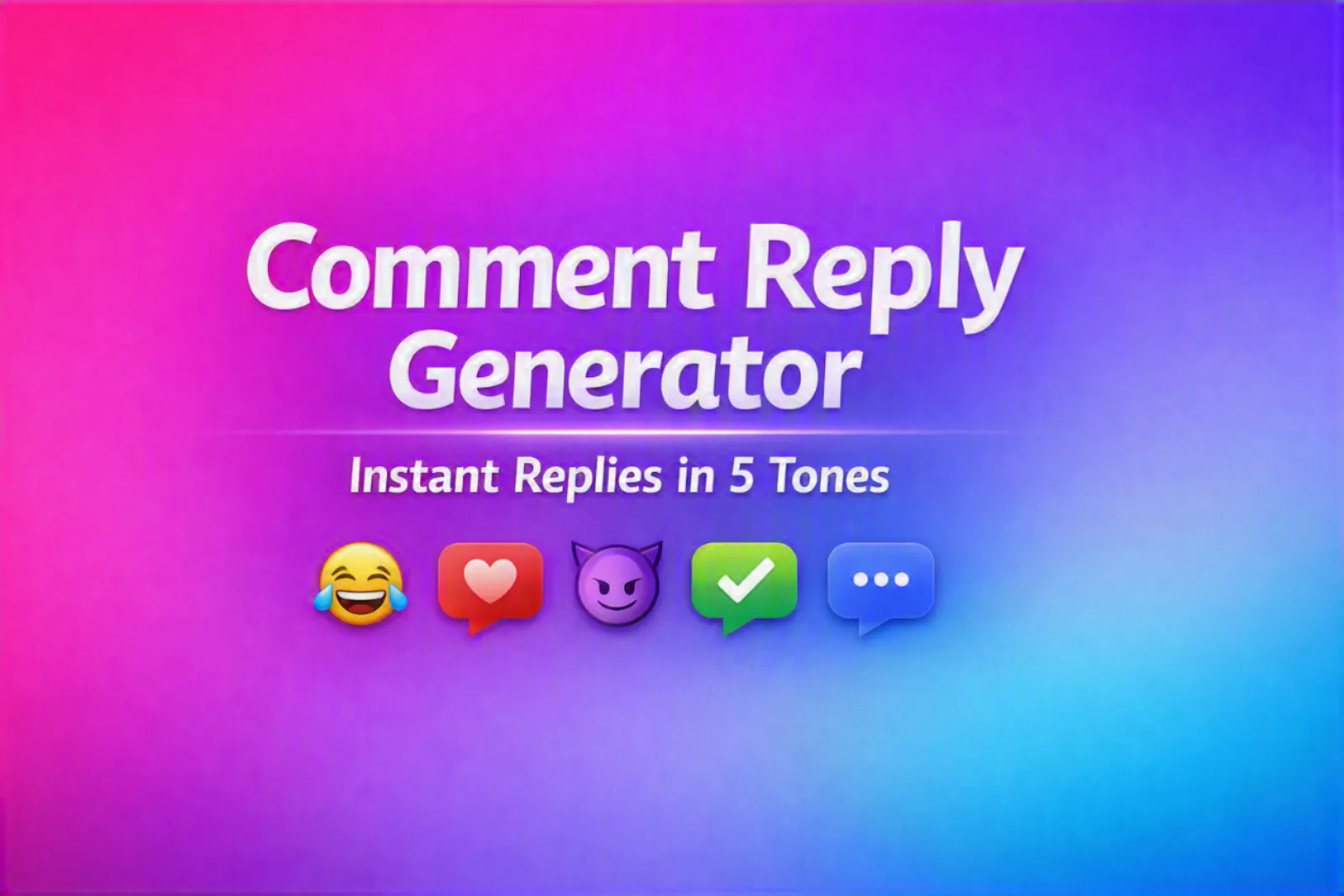 Comment Reply Generator screenshot 1