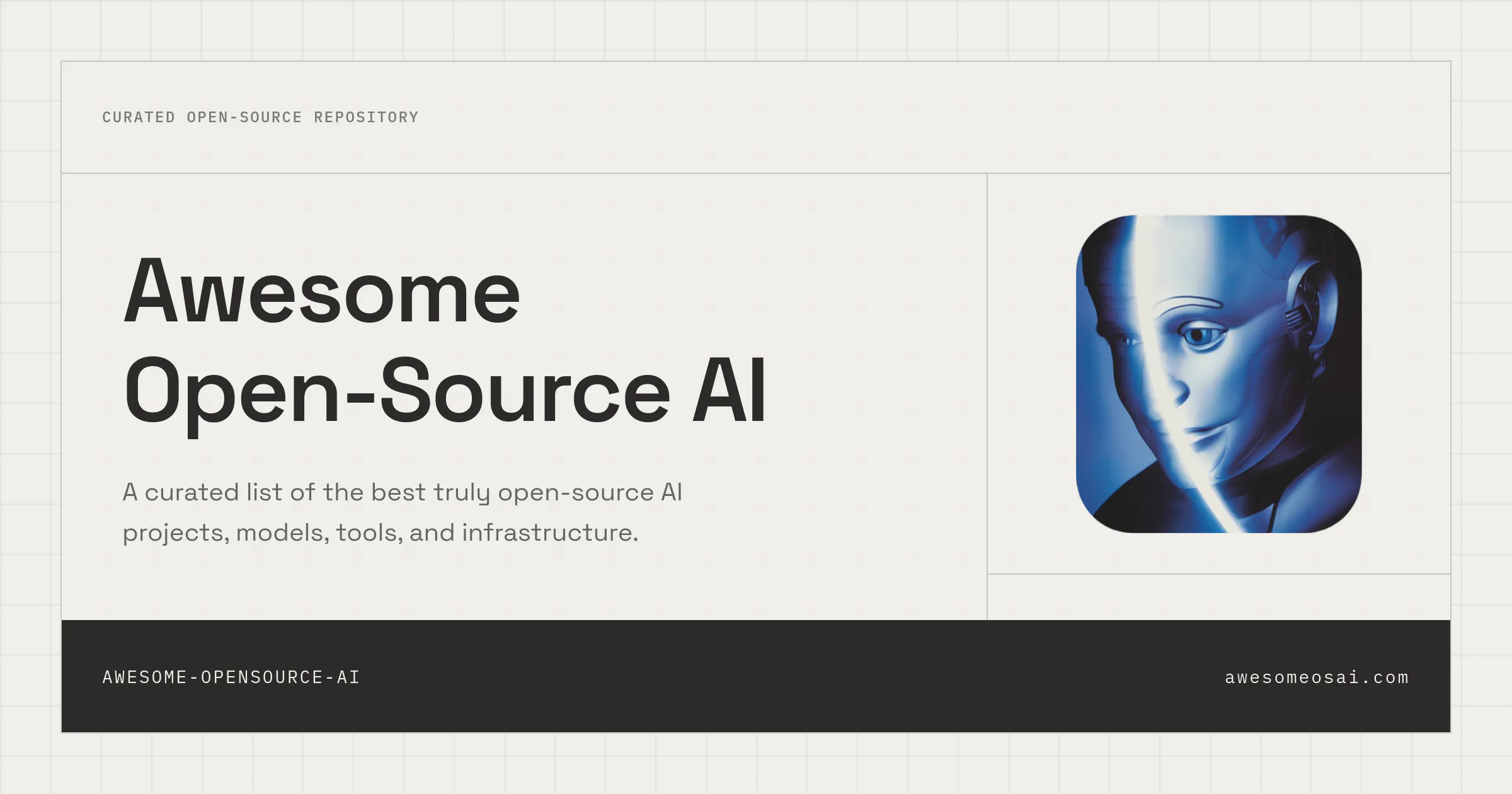 Awesome Open Source AI 제품 배너