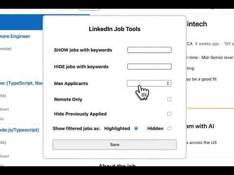 LinkedIn Job Tools gallery image