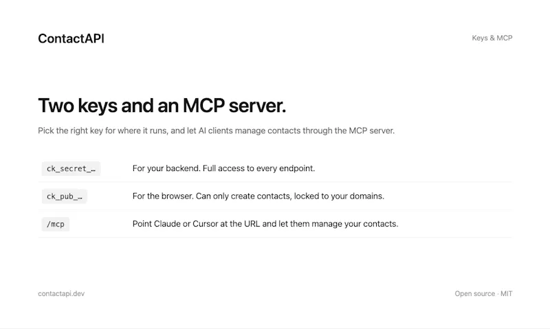 ContactAPI screenshot 3