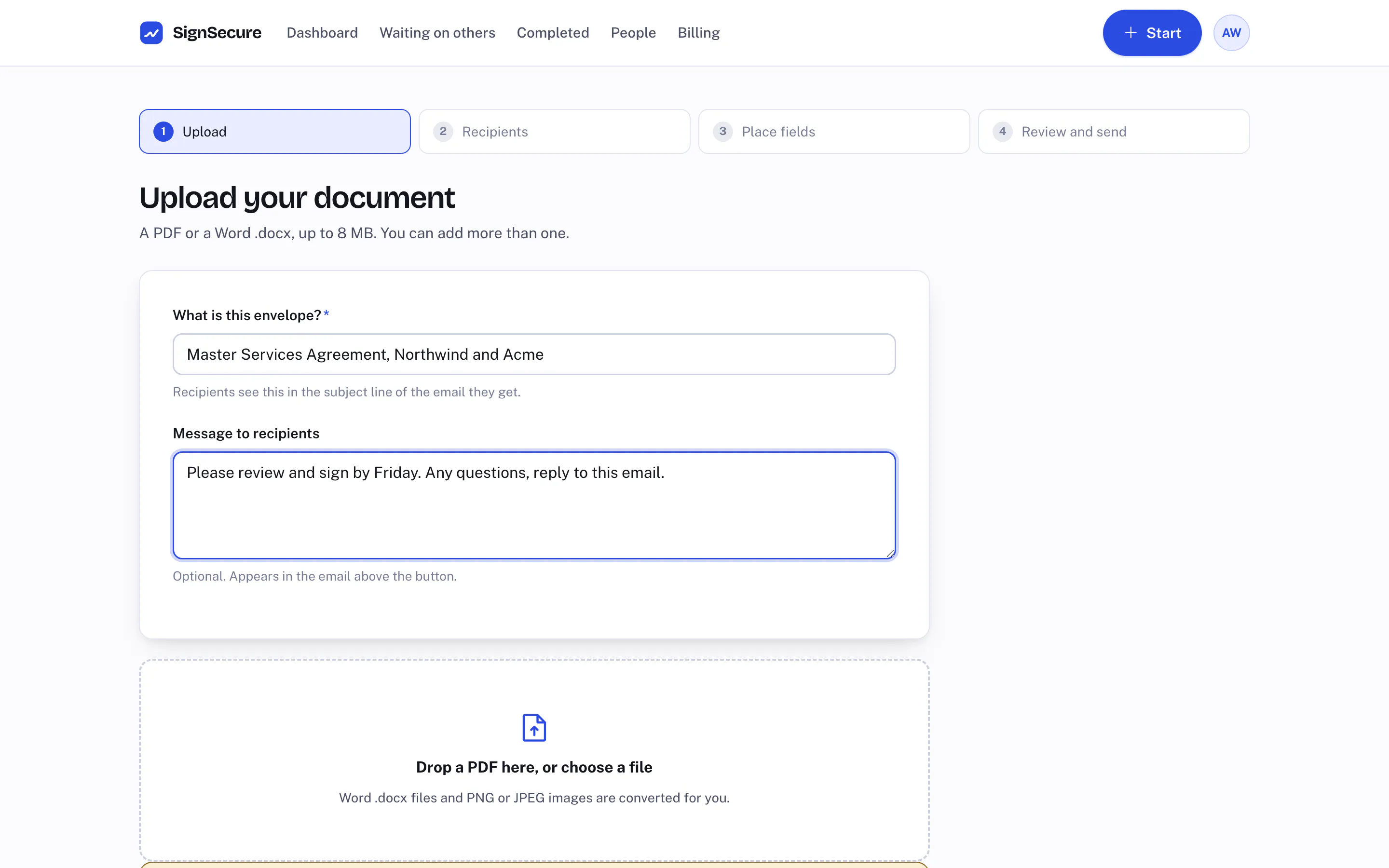 E-signature tool with AI Identity Checks gallery image