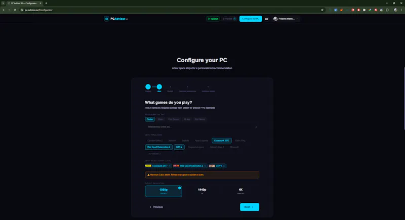PC Advisor AI screenshot 3