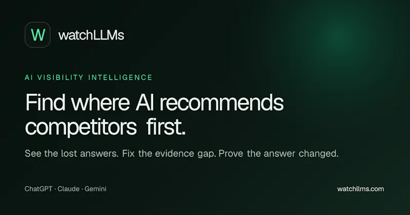 watchLLMs screenshot 1