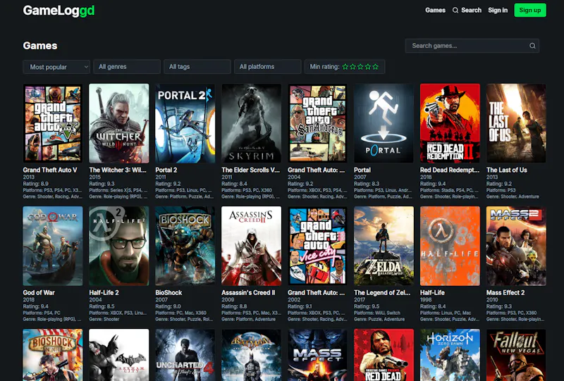 GameLoggd screenshot 3