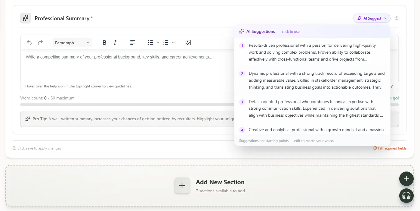 QlimbUp Free AI Career Toolkit gallery image