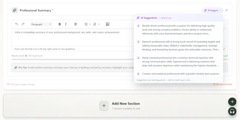 QlimbUp Free AI Career Toolkit screenshot 3