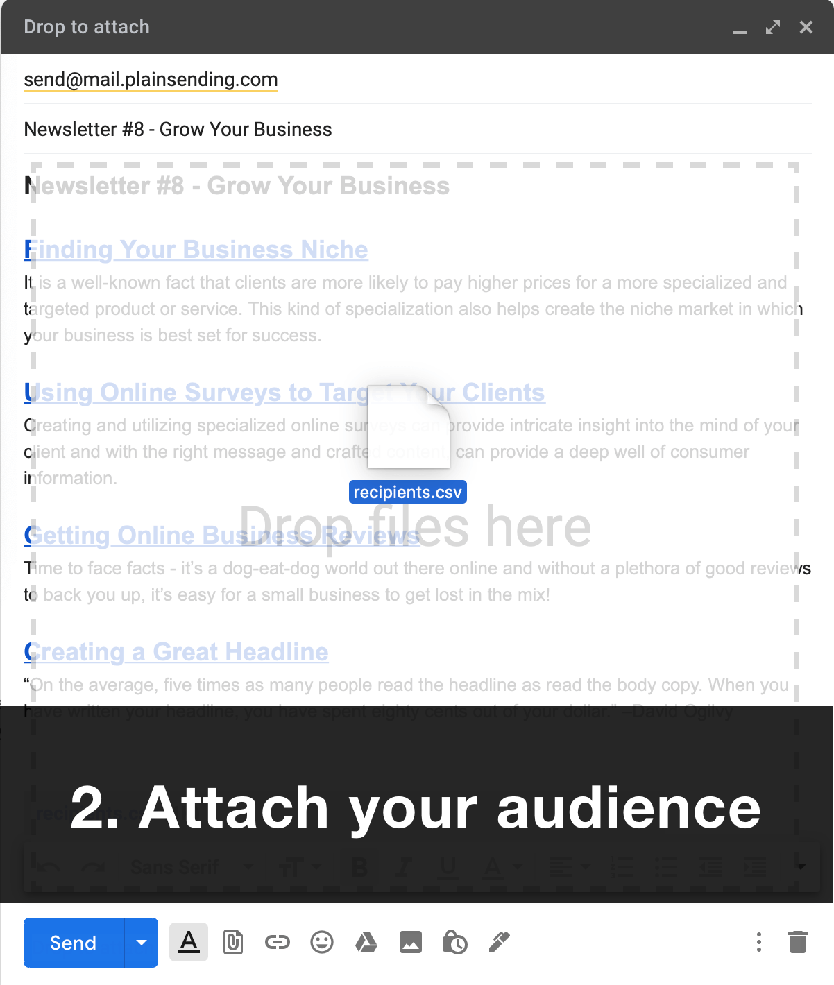 Plain Sending gallery image