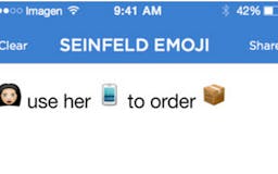 The Seinfeld Emoji app media 1