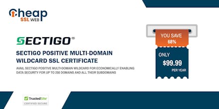 Sectigo Positive Multidomain Wildcard gallery image