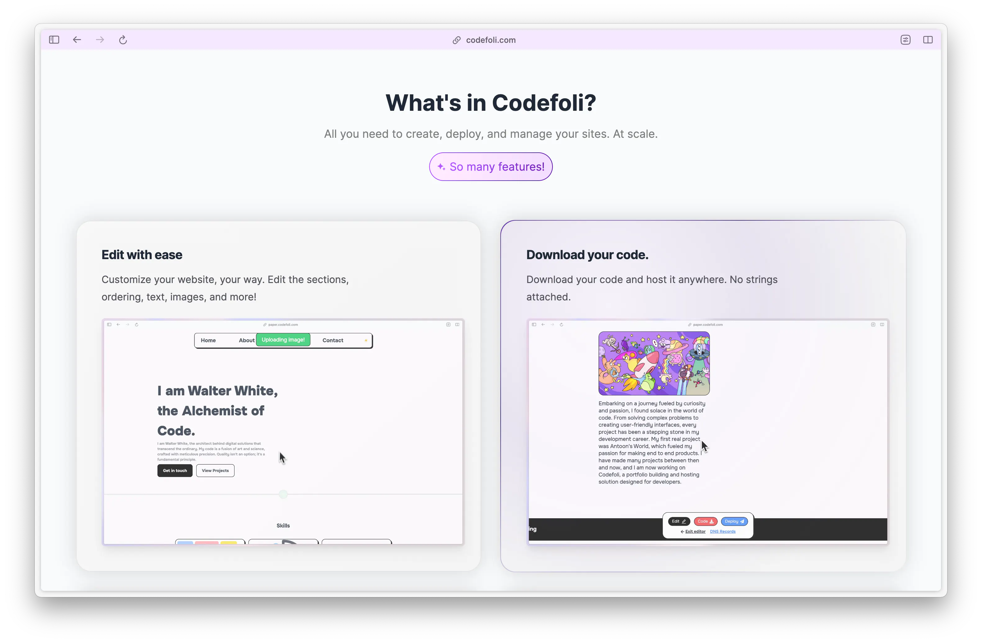 Codefoli gallery image