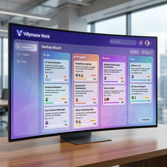 Villymane Work - Screenshot 3 showing product features and functionality