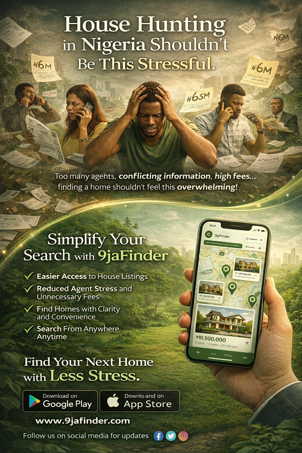 9jaFinder — Find Your Home - Screenshot 2 showing product features and functionality