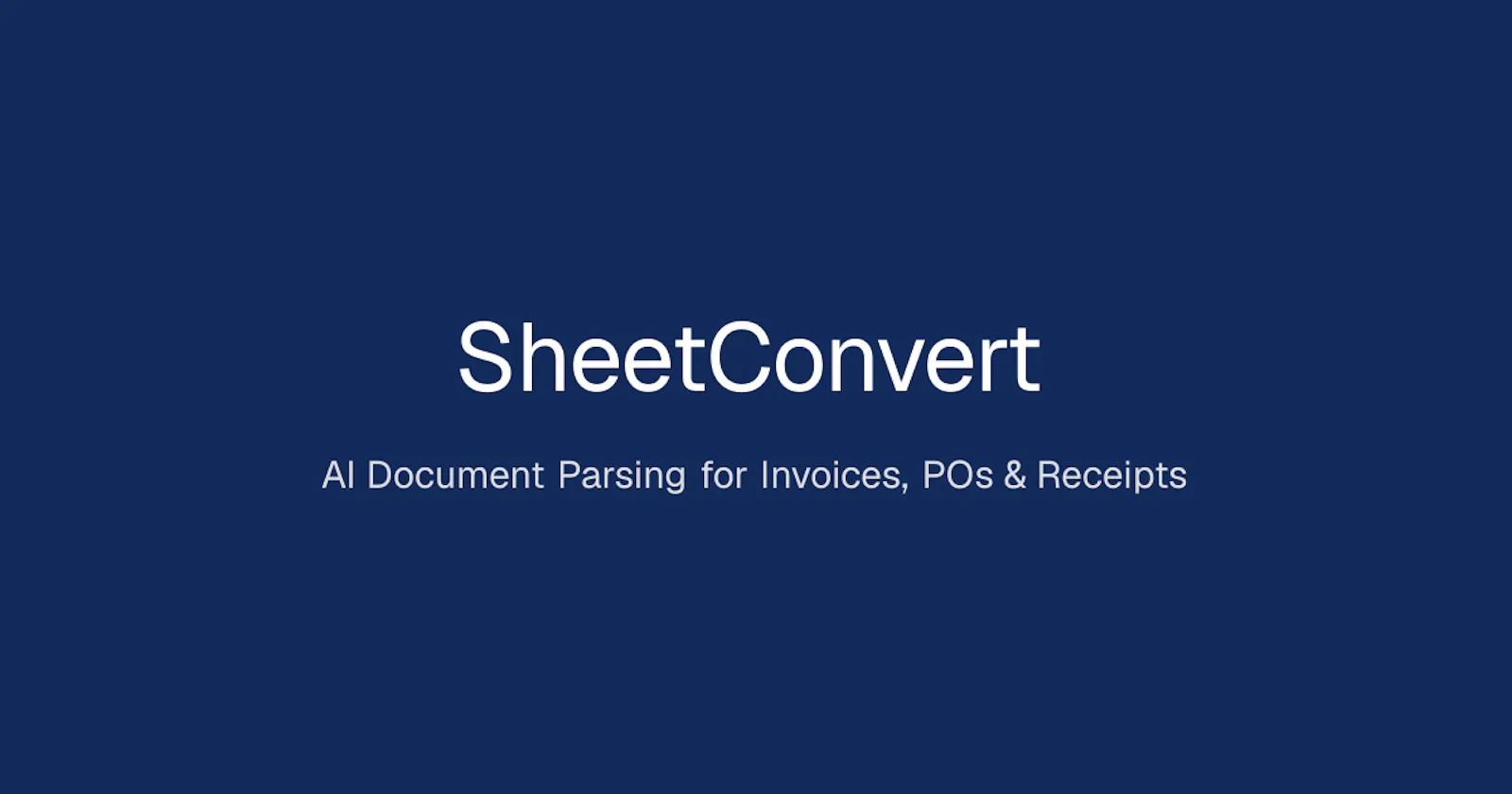 SheetConvert screenshot 1