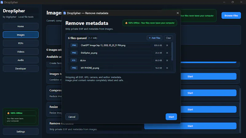 DropSpher File Converter screenshot 4
