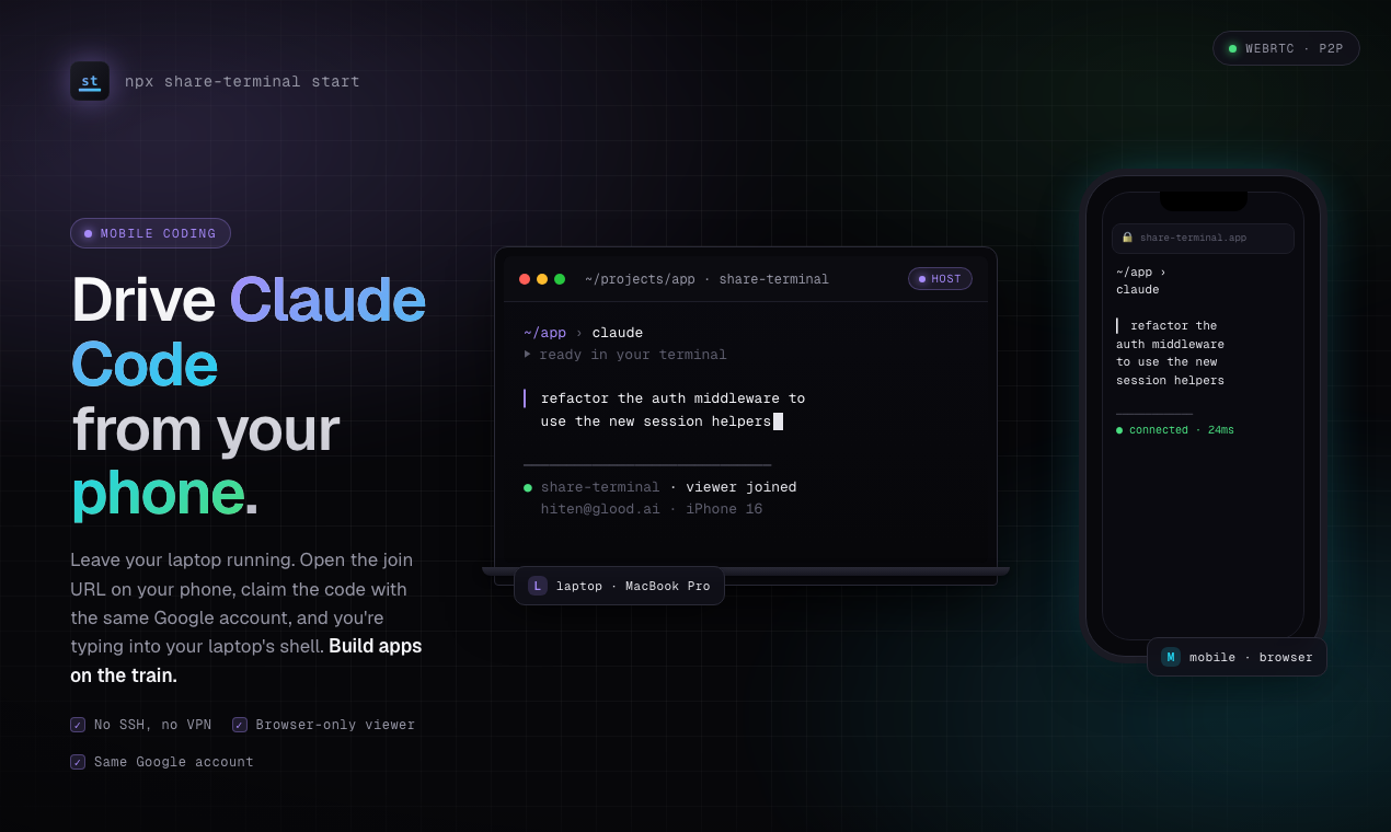 Share Terminal gallery image