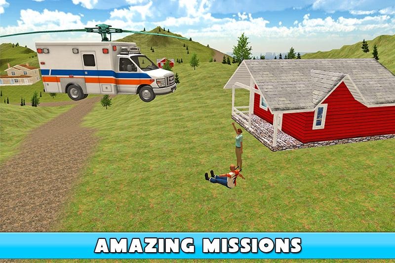 Flying Ambulance Simulator 3D gallery image