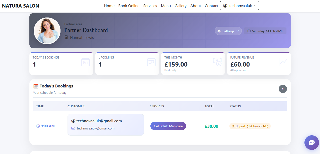 Salonfy - Screenshot 4 showing product features and functionality