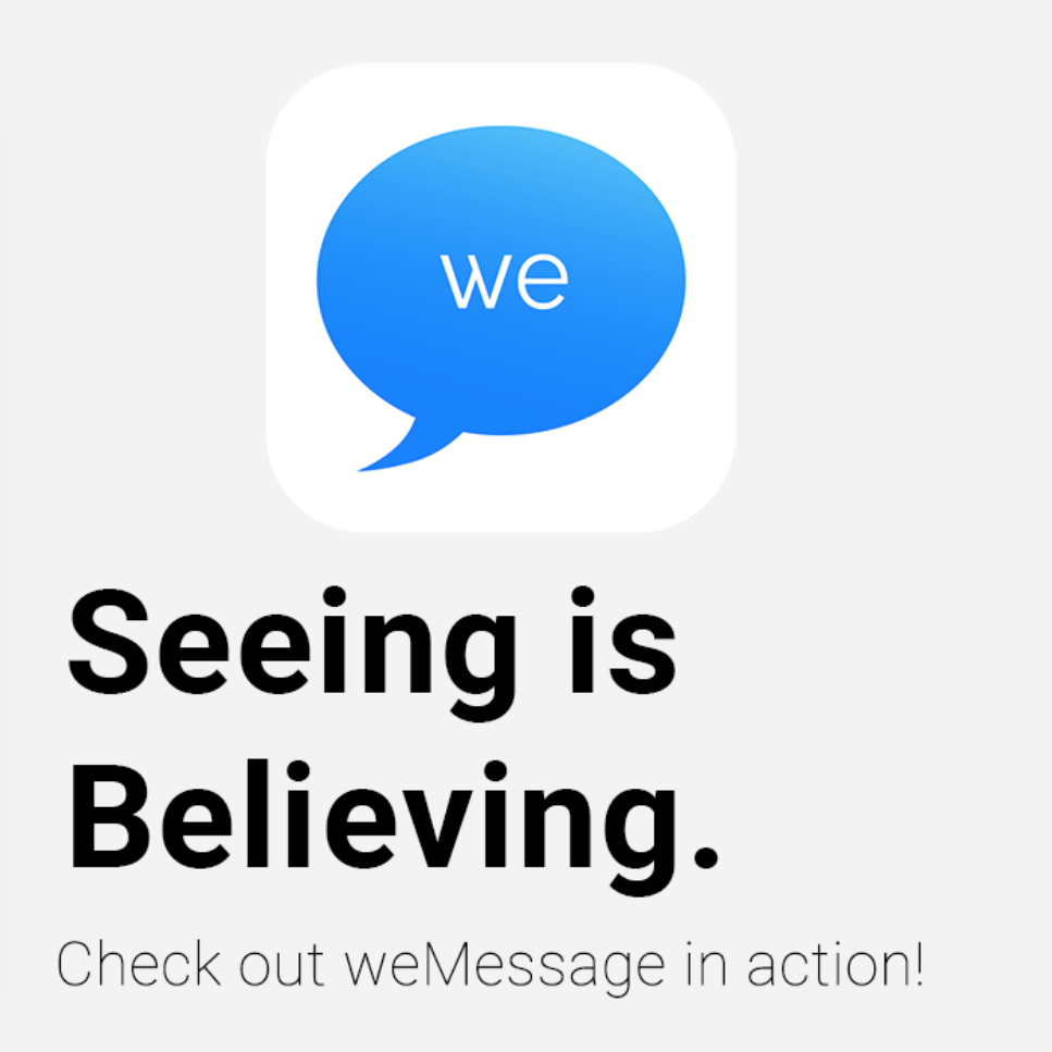 weMessage