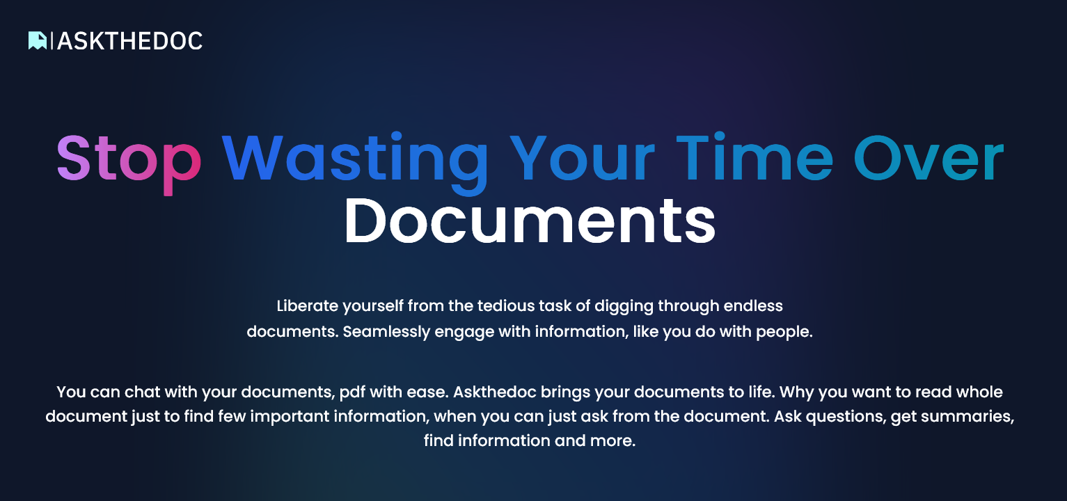 startuptile AsktheDoc-Your assistant for documents