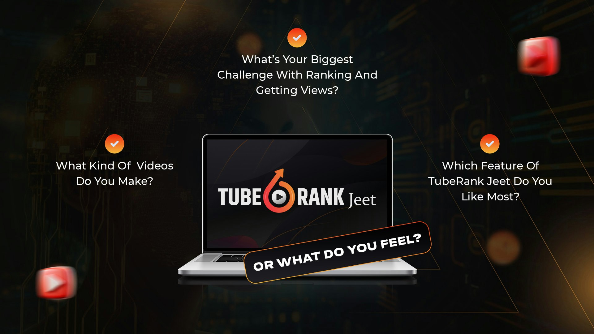 Média Tuberank Jeet - YouTube SEO Software - Get organic YouTube traffic with rankings that stick forever 5