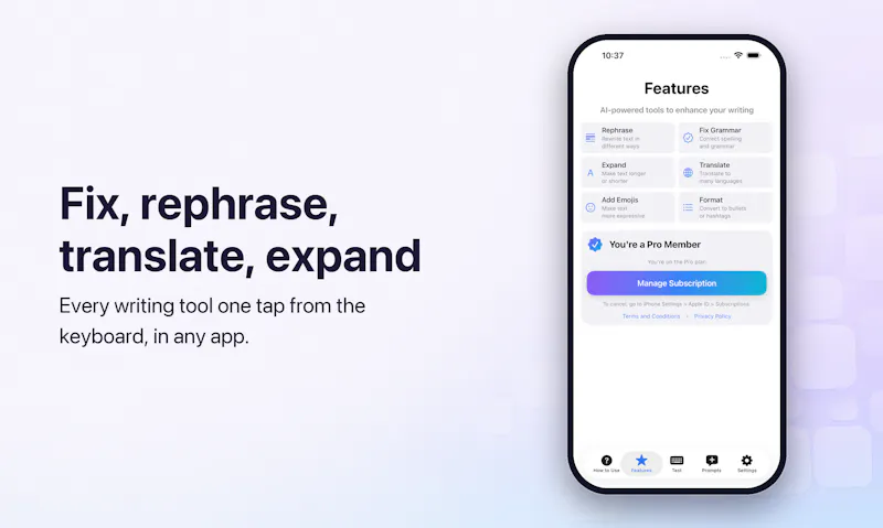 Smart Keyboard AI screenshot 2