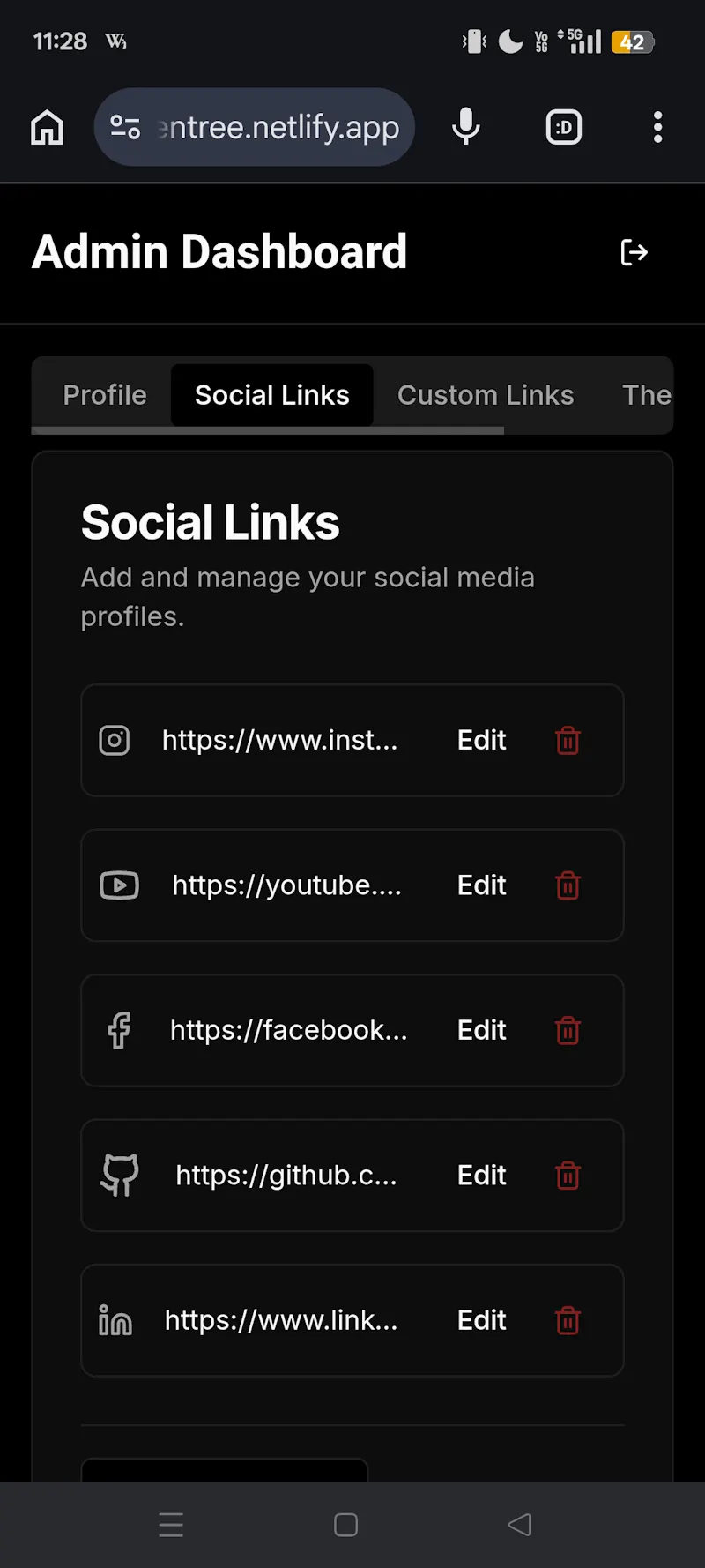 LinkFolio screenshot 7