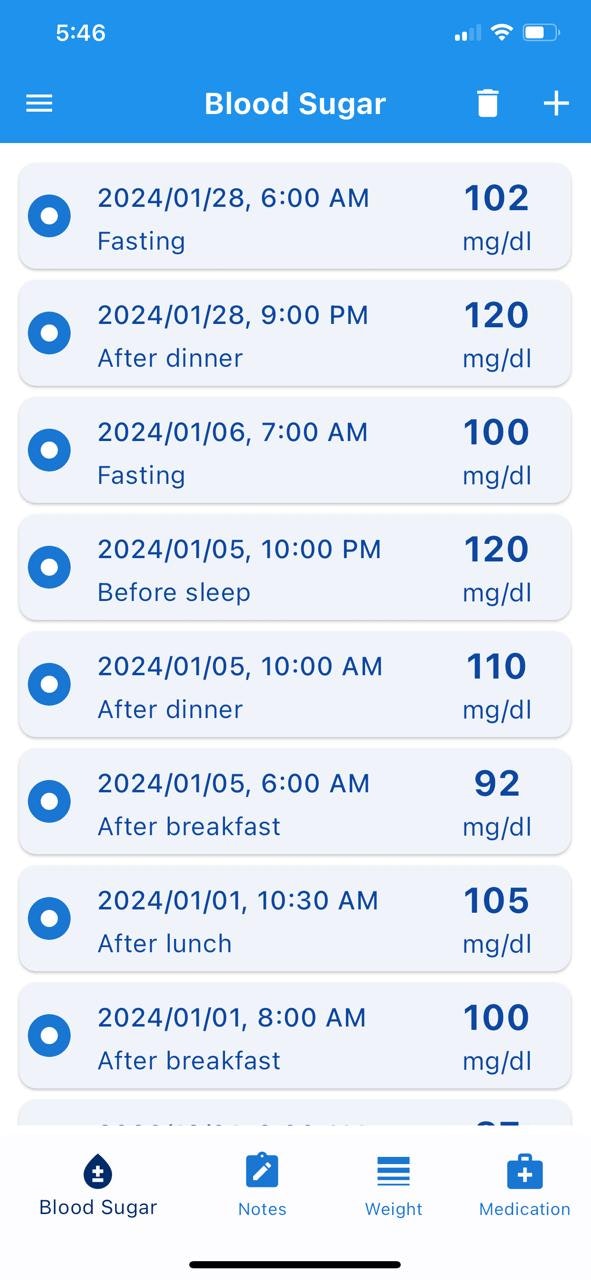 Diabetes Sugar Tracker media 2