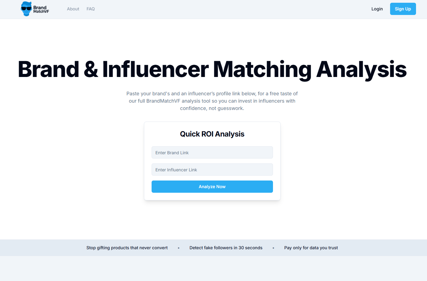 BrandMatchVF - ROI Match Score for Brand + Influencer (free mini tool) media 2