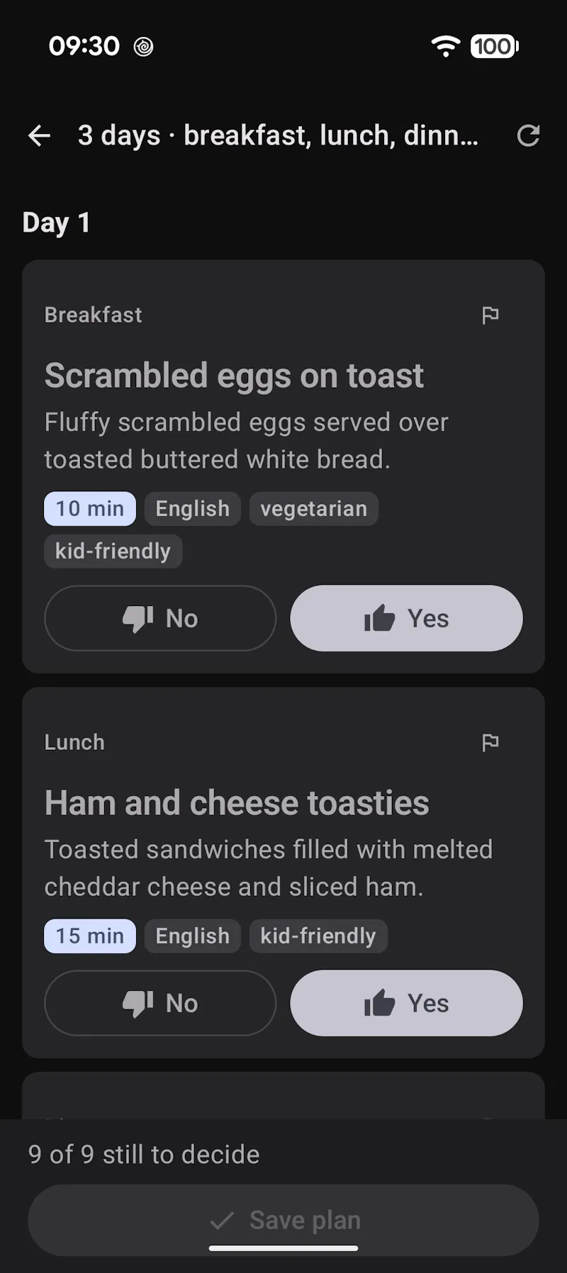 Plateful: AI Meal Planning screenshot 2