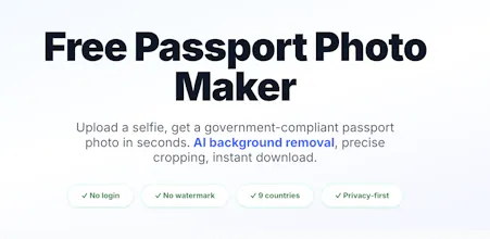 Passport Photo Tool gallery image