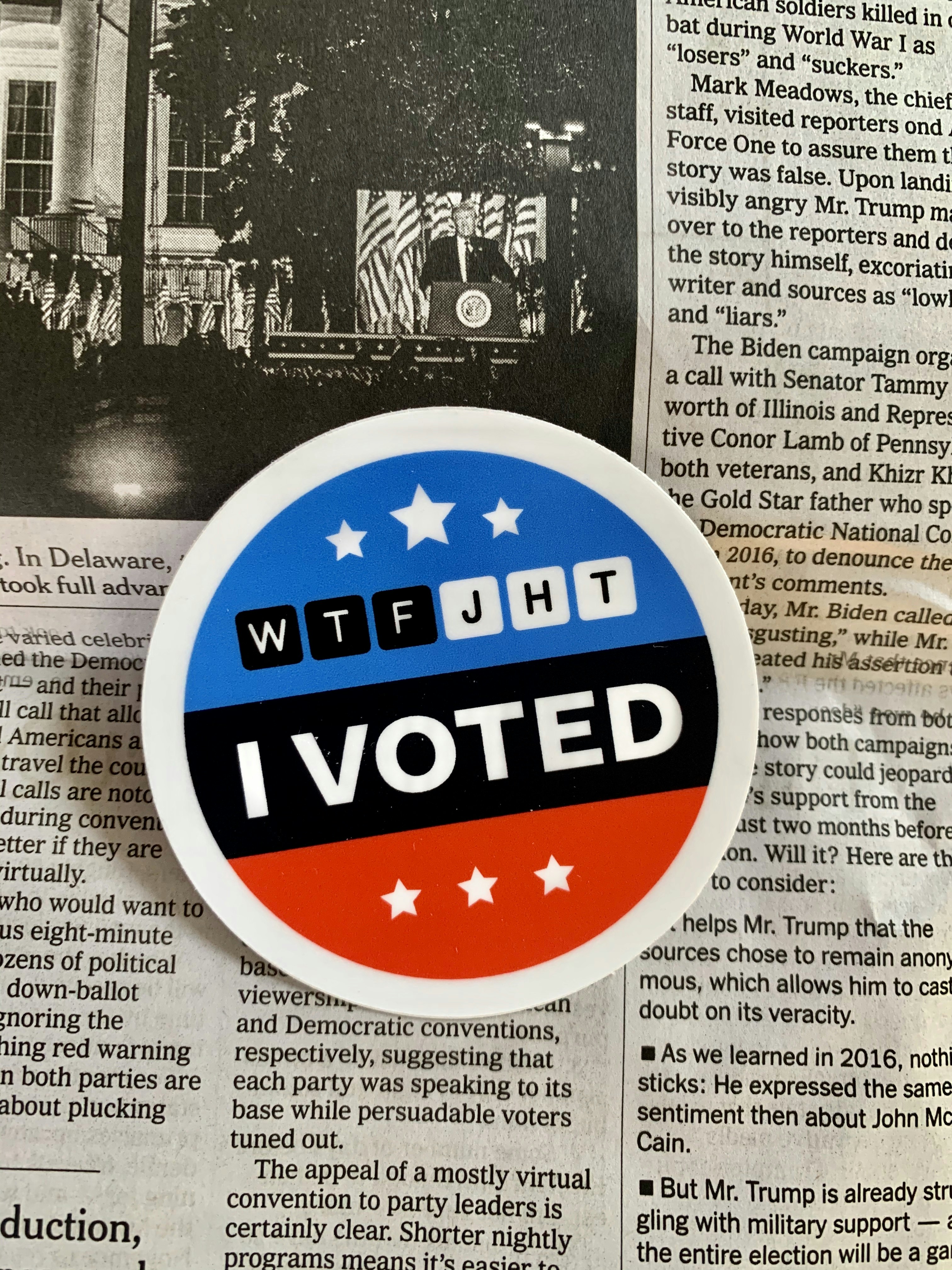 Free "I voted" stickers gallery image