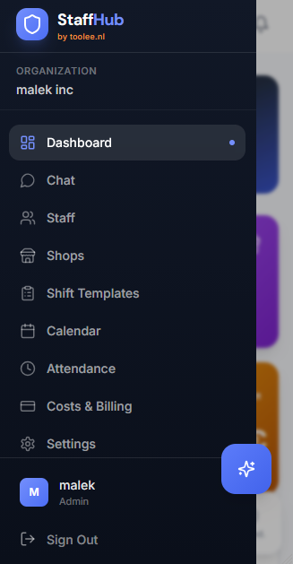 StaffHub - Screenshot 2 showing product features and functionality