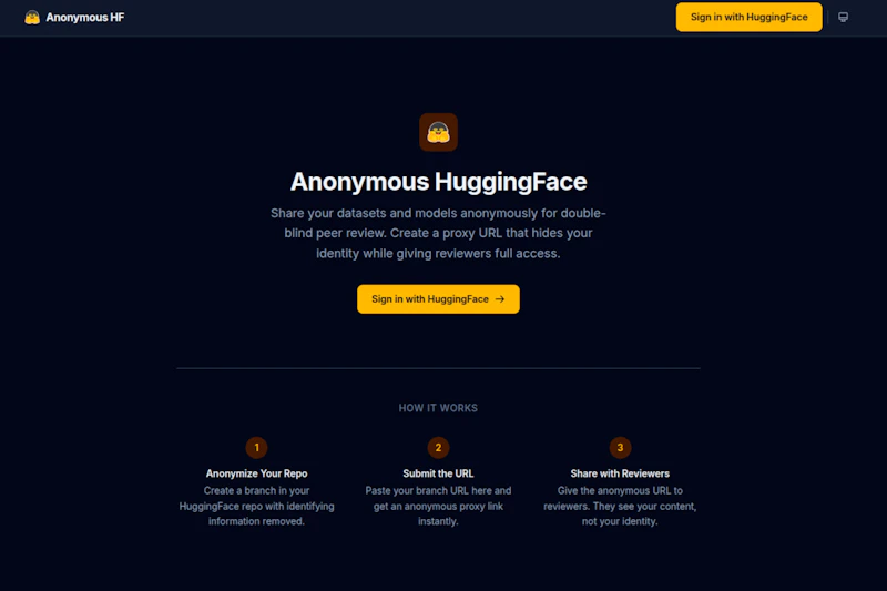 Anonymous HF screenshot 1