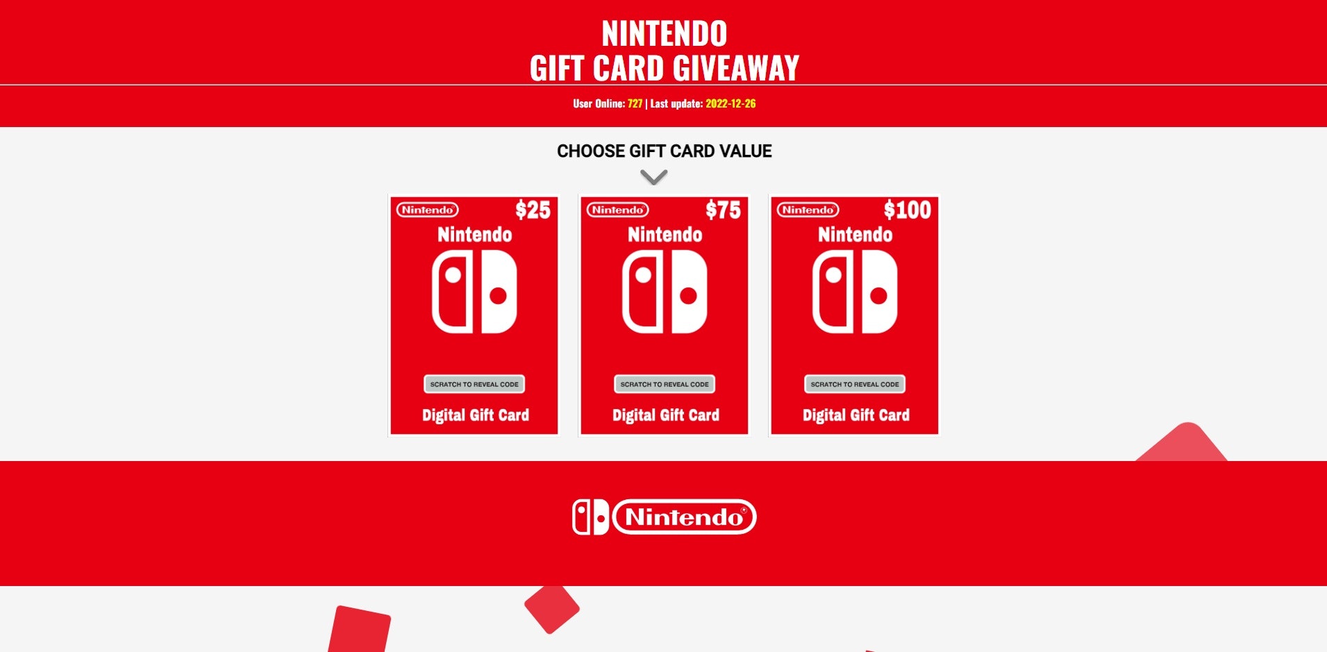 Free deals nintendo cards