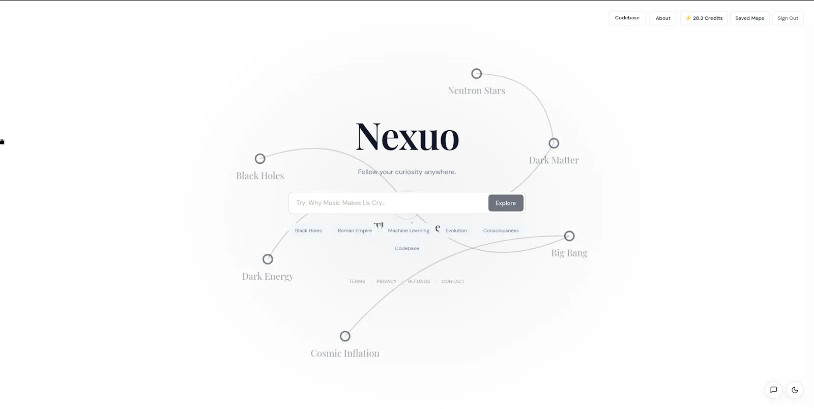 Nexuo — Follow your curiosity anywhere screenshot 2