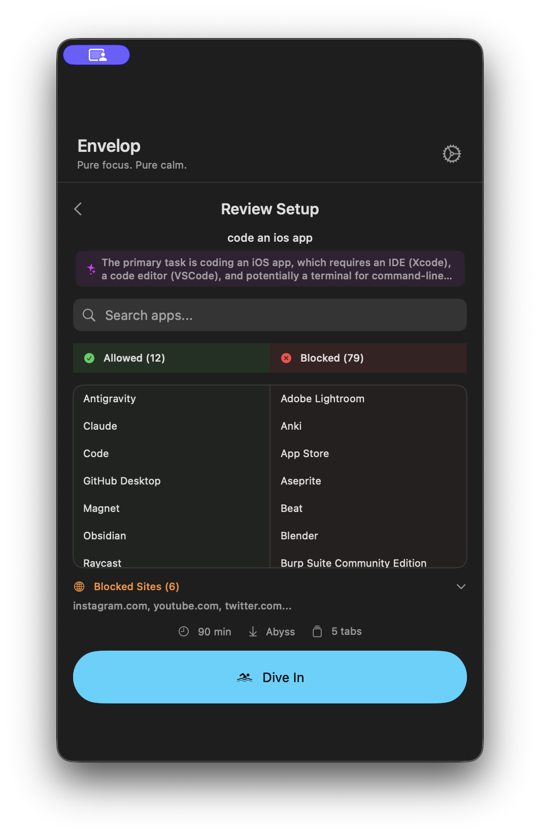 Envelop Focus gallery image